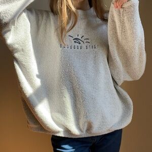 Vintage, Terry Cloth Santa Barbara Crewneck